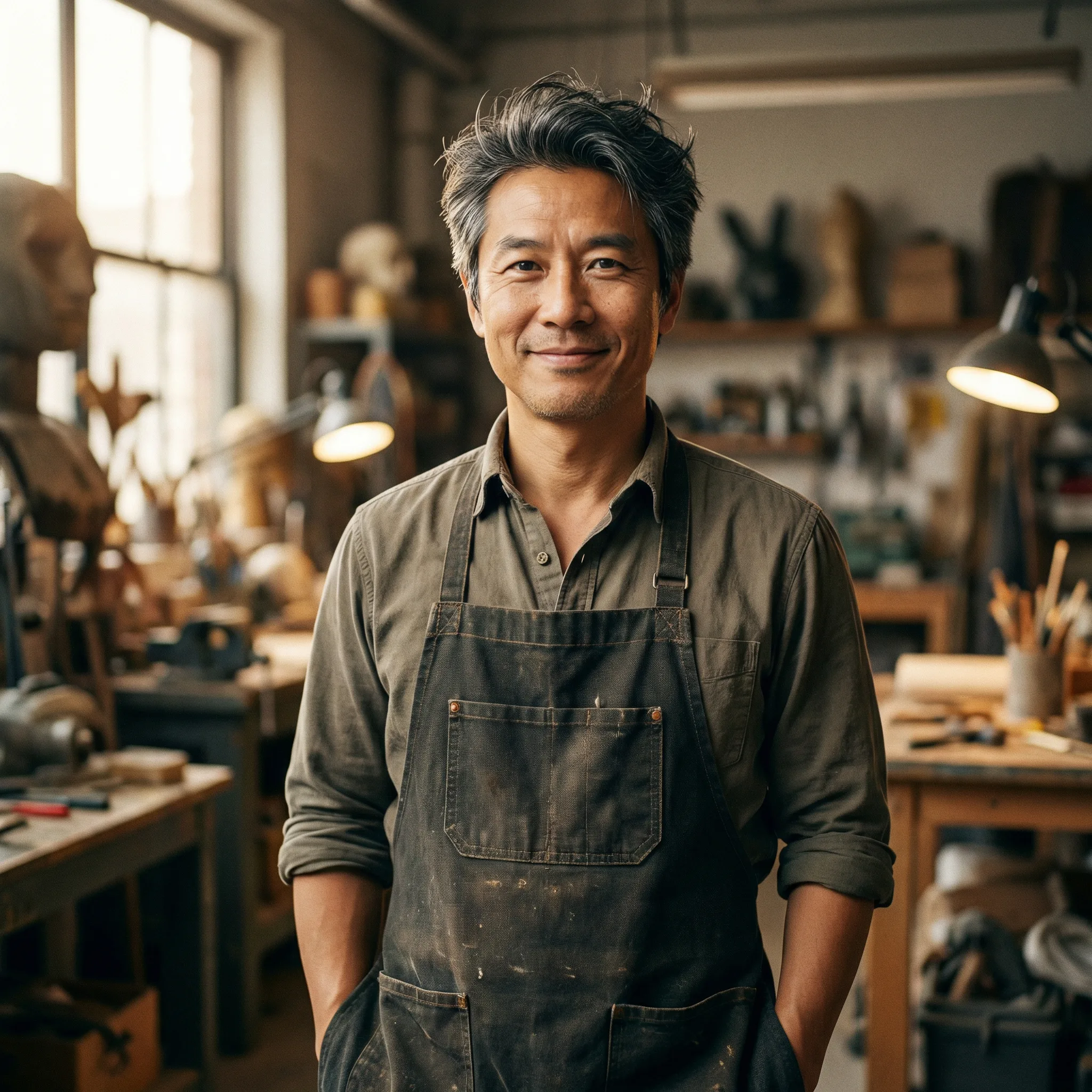 首席道具设计师张明远肖像